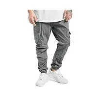 urban classics cargo jogging pants - pantalon slim, homme - gris (darkgrey 94) - m