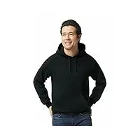 gildan sweat-shirt en polaire, à capuche, style g18500 homme, noir, xxl, (lot de 1)