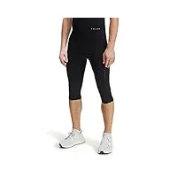 falke ru impulse collant legging 3/4, sous-vêtement technique legging de sport homme, respirant, noir (black 3000), 1 (1 paire)