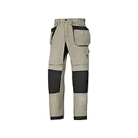snickers 62072004162 litework 37.5 pantalon de travail avec poches holster taille 162 kaki/noir