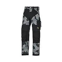 snickers 69038704108 flexiwork pantalon de travail taille 108 camouflage gris/noir