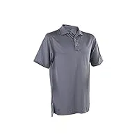 tru-spec chemise à manches courtes performance polo pour homme moyen gris acier