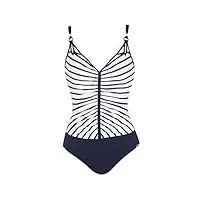 sunflair wohomme badeanzug basic swimsuits,bleu (nachtblau) 44 (taille fabricant:44c)