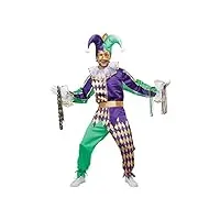 california costumes 01400l mardi gras jester costume adulte multicolore l