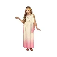 widmann 67668 costume tunica bianca/rosa dea greca 11/13 cm158 #676e