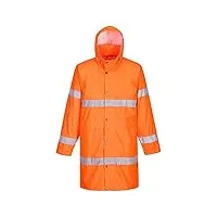 portwest manteau de pluie hivis 100cm, couleur: orange, taille: m, h442orrm