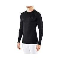 falke maximum warm trend, sous-vêtement technique chemise sport homme, chaud, noir (black 3000), xl (1 pièce)