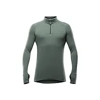 devold expedition sweat-shirt col roulé avec zip homme, forest modèle m 2019 sous-vêtement