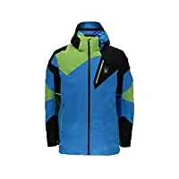 spyder - leader - veste de ski - homme - multicolore (french blue/noir/fresh) - taille: s
