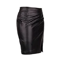 fuente leather wears - jupe - jupette - femme noir noir 34 - noir - x-small