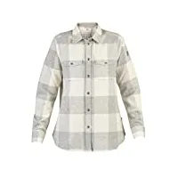 fjÄllrÄven canada w t-shirt à manches longues femme, fog-chalk white, fr : xs (taille fabricant : xs)