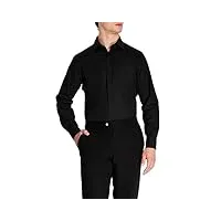 stacy adams 39000 chemise pour homme - noir - 46 cm cou 86 cm- 89 cm manche