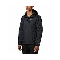 columbia homme pouring adventure ii jacket veste de pluie imperm able, black 010, s eu