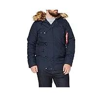 alpha industries explorer w/o patches veste d'hiver pour hommes blousons, rep.blue, 3xl