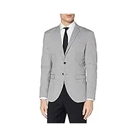 selected homme shdnewone-mylologan1 blz noos veste de costume, gris (light grey melange), 106