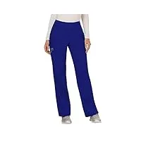 workwear revolution pantalon cargo à enfiler pour femme, doux et extensible, ww110, bleu galactique, taille l