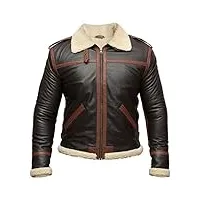 superior leather garments - blouson - duffle coat - homme - marron - medium