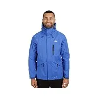 trespass corvo jacket vestes coupe-pluie homme bleu fr : l (taille fabricant : l)