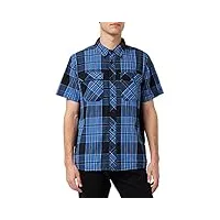 brandit roadstar shirt chemise homme, indigo checked, 5xl