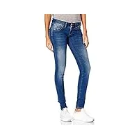 ltb jeans molly jeans, bleu moyen (heal wash 50356), 34w x 34l femme