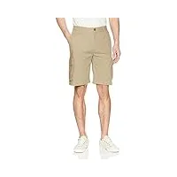nautica men's cargo bermuda shorts beige in size 32w