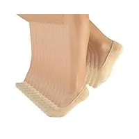 calzitaly 6/12 paires protège pied invisible unisexe, chaussettes invisibles en coton, protège pieds en coton, socquettes homme, made in italy (39-42, 12 paires - chair)
