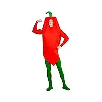 "chili pepper" (costume) - (one size fits most adult)