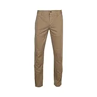 alberto lou regular fit pima pantalon en coton pour homme, beige (530), 36w x 32l
