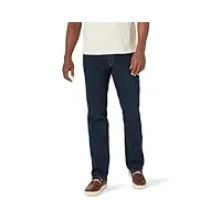 wrangler men's authentics comfort flex waist jean, dark indigo, 34x34