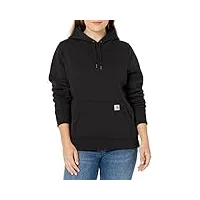 carhartt clarksburg pullover sweatshirt sweat à capuche, black, medium femme