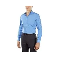van heusen chemise habillée ajustée à col pointu en popeline, pacifico, 46 cm cou 81 cm-84 cm manche homme