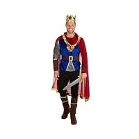 tectake dressforfun costume de roi pour homme | magnifiques couronne et ceinture | revers de bottes et manchettes (xl)