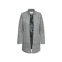 only coatigan couleur unie blazer light grey melange s light grey melange s