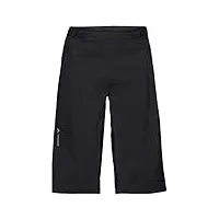 vaude moab rain pantalon de pluie court homme noir fr : xl (taille fabricant : xl)