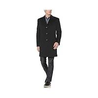 michael kors men's madison top coat, solid black, 38s