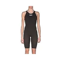arena powerskin carbon flex vx maillot de bain pour femme, femme, maillot une pièce, 2a480-56-32, gris foncé/gris foncé/noir., 32