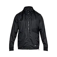 under armour unstoppable windbreaker sweat à capuche homme noir fr : m (taille fabricant : md)