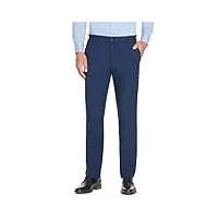 van heusen - pantalon - coupe slim flex à l'avant plat - pour homme - bleu - 34w x 29l