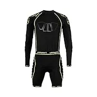 uhlsport - bionikframe bodysuit - sous maillot et short - matière nanoflex - technologie bionikframe - noir/jaune fluo , 2xl