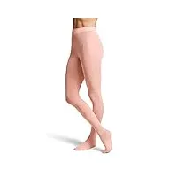 bloch collants à pieds pour femme contour soft petit ballet rose.