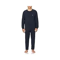 emporio armani underwear pyjamas basic loungewear pour homme, navy, small
