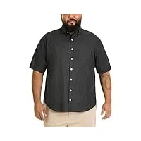 van heusen homme 50w5770 chemise boutonnée - noir - 3x-large grand