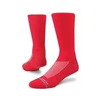 stance homme athlétique icon 2 chaussettes chaussettes - rouge, l