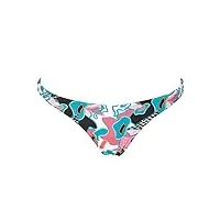 arena rulebreaker free brief maillot de bain sportif pour femme bas de bikini, abstrait, xl