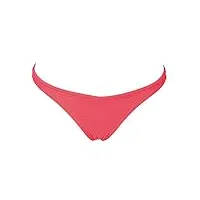 arena rulebreaker-maillot de bain entier pour femme bikini, rouge fluorescent, xs