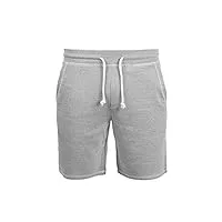 !solid toljan short en sweat bermuda jogging pantalon court pour homme, taille:l, couleur:light grey melange (8242)