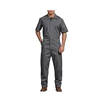 dickies – pantalon de travail manches courtes popeline t-shirt - gris - 2x tall