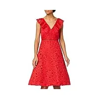 marque amazon - truth & fable - laser cut prom - robe de soirée - femme, rouge (red), 44, label:xl