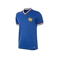 copa t-shirt de football rétro 1971 avec col en v pour homme xl bleu