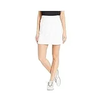 adidas pour femme ultime knit jupe-short pour femme, femme, tw6106s9, blanc, l/xl